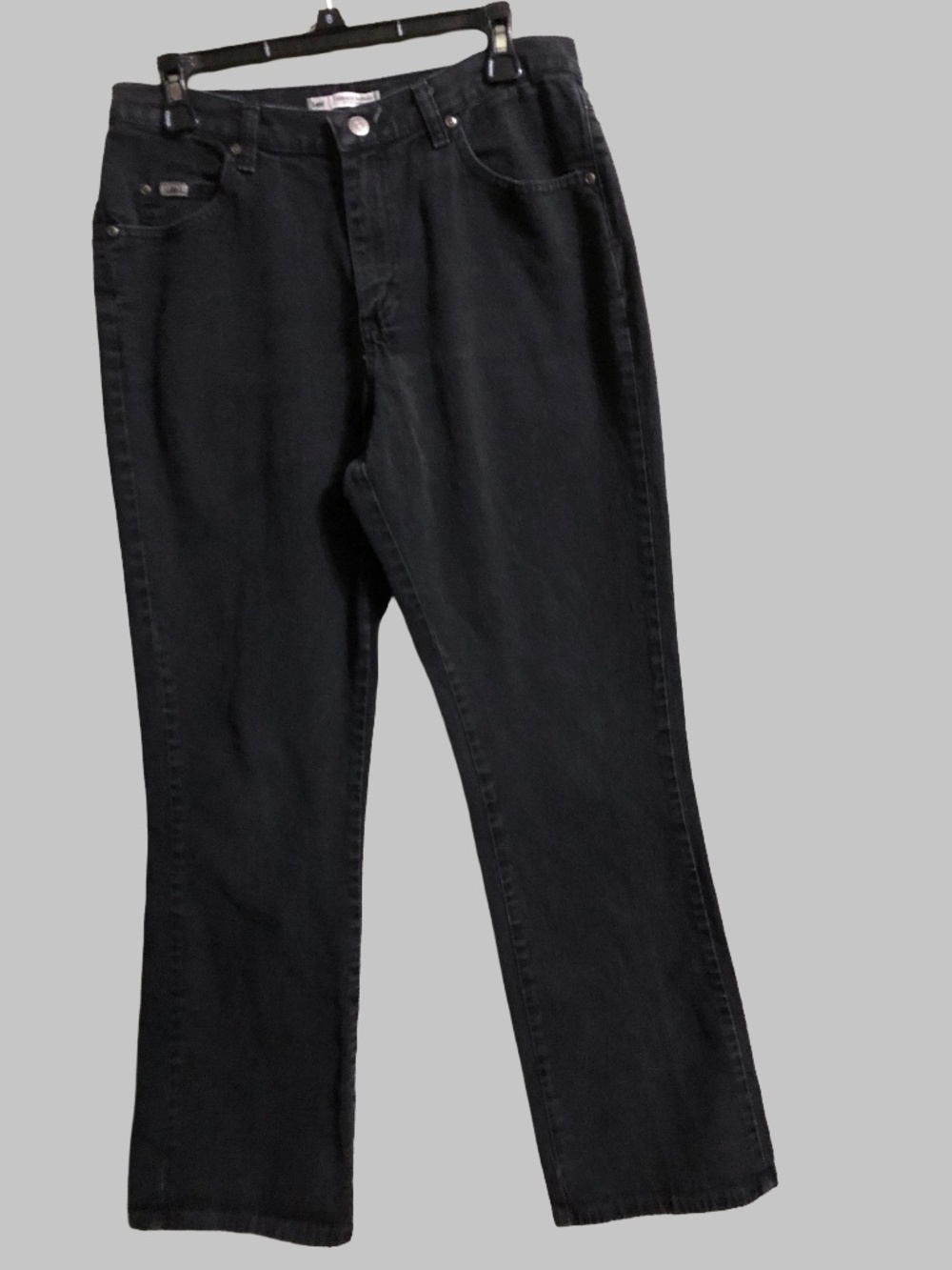 Vintage Lee Black High Rise Relaxed Bootcut Jeans Women's Size 8L Long